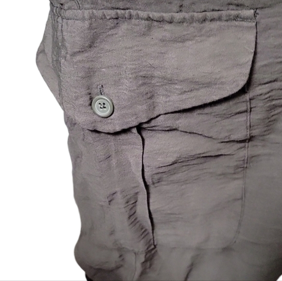 Simply Vera Vera Wang Stylish Green Cargo Pants - Picture 3 of 5